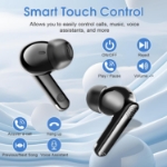 Picture of Wireless Earbuds Bluetooth 5.3, ENC Mic, Deep Bass, 48H Playtime, LED Display, IP7 Waterproof, USB-C Charging