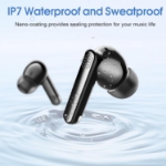 Picture of Wireless Earbuds Bluetooth 5.3, ENC Mic, Deep Bass, 48H Playtime, LED Display, IP7 Waterproof, USB-C Charging