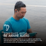 Picture of Mini True Wireless Earbuds, Bluetooth Earphones with 20H Playtime, EQ3 Sound, Charging Case, Aqua Teal