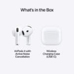 Picture of Apple AirPods 4th Generation with Active Noise Cancellation, Adaptive Audio, and H2 Chip – USB-C Charging Case & Wireless Charging