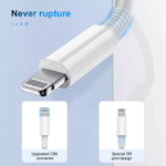 Picture of 3 Pack iPhone Fast Charger Cable USB Lead for Apple iPhone 5/6/7/8/X/XS/XR/SE/11/12/13/14