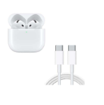 Picture of Apple AirPods (4th Generation) – Wireless with Active Noise Cancellation, Adaptive Audio, H2 Chip, and USB-C Charging Case