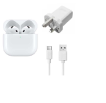 Picture of Apple AirPods (4th Generation) – Wireless with Active Noise Cancellation, Adaptive Audio, H2 Chip, and USB-C Charging Case