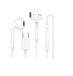 Picture of USB-C Wired Earphones with Microphone & Volume Control – Compatible with iPhone 17/16/15, iPad Pro/Air/Mini, MacBook, Samsung, Google Pixel, Lenovo & Dell Devices