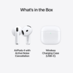 Picture of  AirPods (4th Generation) – Wireless with Active Noise Cancellation, Adaptive Audio, H2 Chip, and USB-C Charging Case Repacked By Yesido
