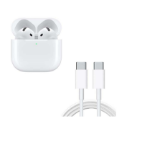 Picture of  AirPods (4th Generation) – Wireless with Active Noise Cancellation, Adaptive Audio, H2 Chip, and USB-C Charging Case Repacked By Yesido
